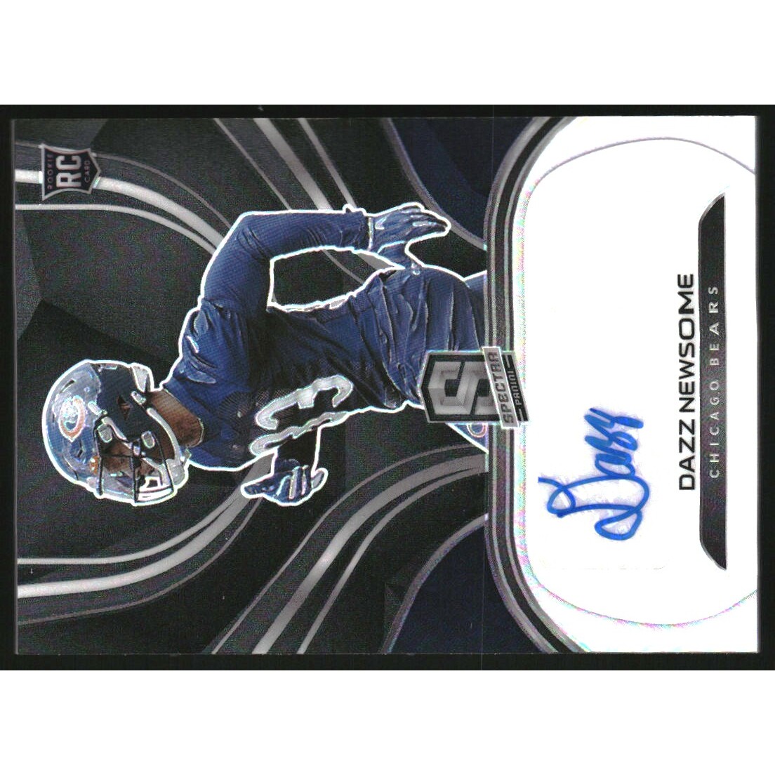2021 Panini Spectra #250 Dazz Newsome AU RC. rookie card picture