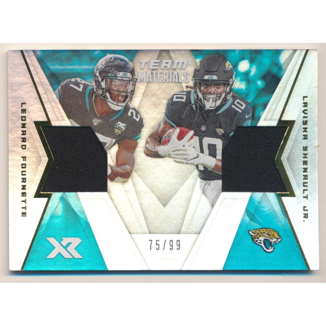 2020 Panini XR Team Materials #23 Laviska Shenault Jr./Leonard Fournette 2020 Panini XR Team Materials #23 Laviska Shenault Jr./Leonard Fournette