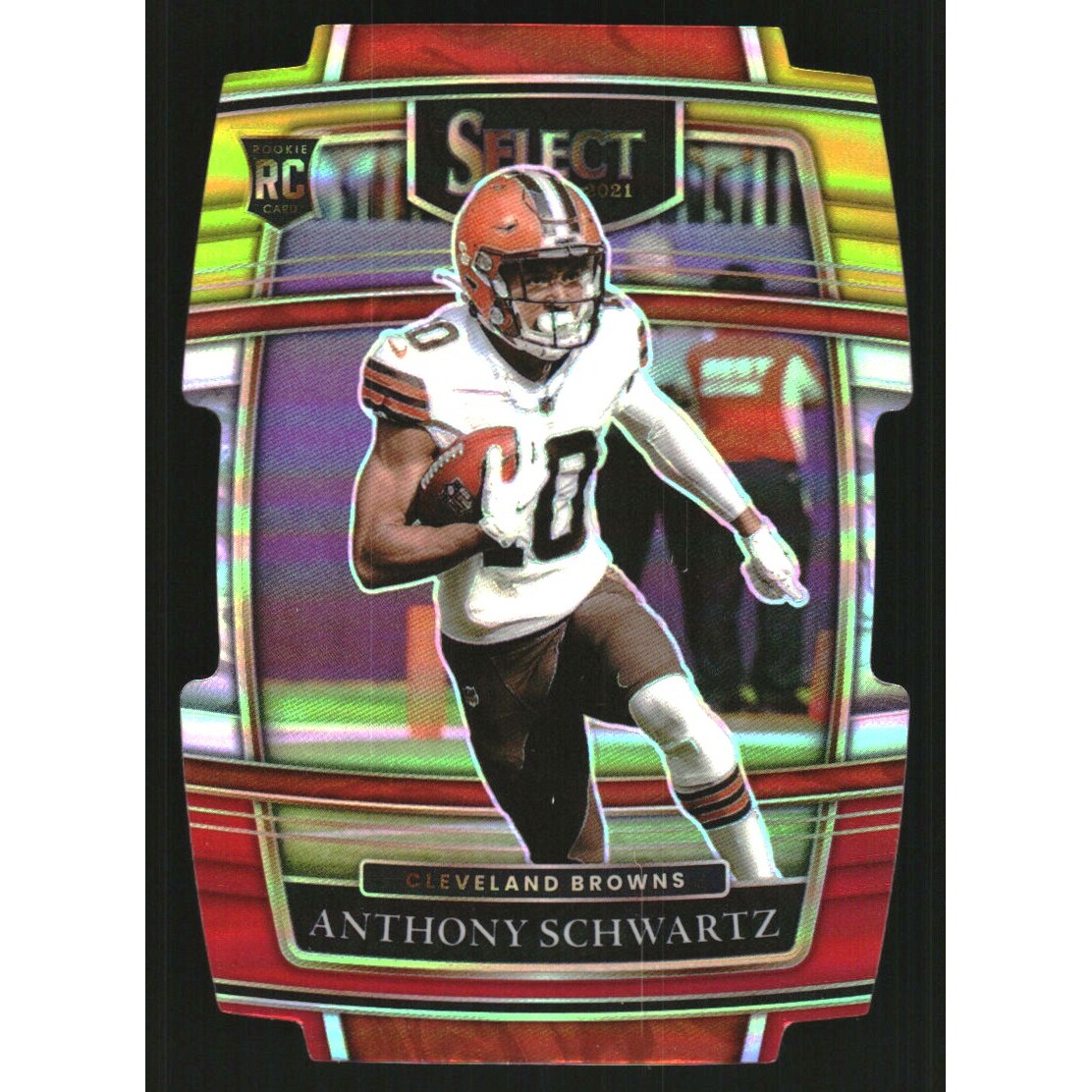 2021 Select Prizm Red and Yellow Die Cut #70 Anthony Schwartz