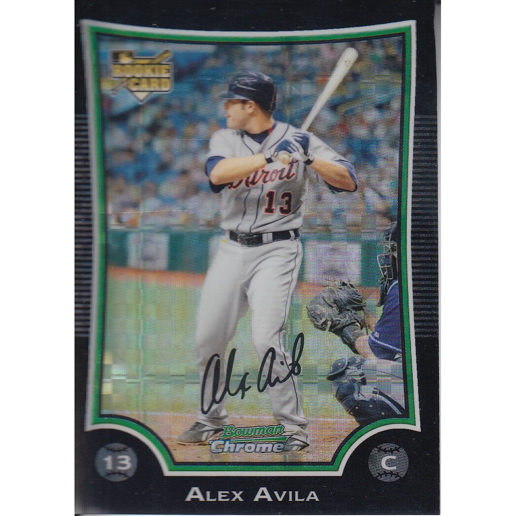 2009 Bowman Chrome Draft X-Fractors #BDP13 Alex Avila 2009 Bowman Chrome Draft X-Fractors #BDP13 Alex Avila