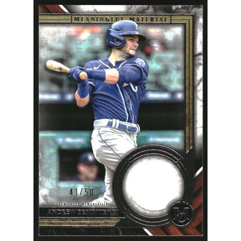 2022 Topps Museum Collection Meaningful Material Relics #MMR1ABE Andrew Benintendi