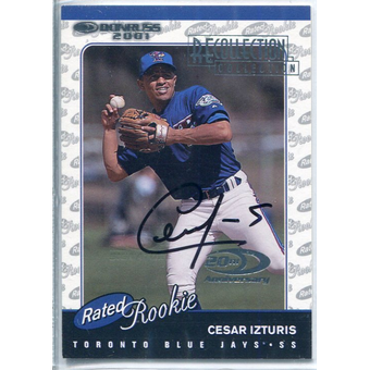 2003 Donruss Recollection Autographs #133 Cesar Izturis 01 RR/10