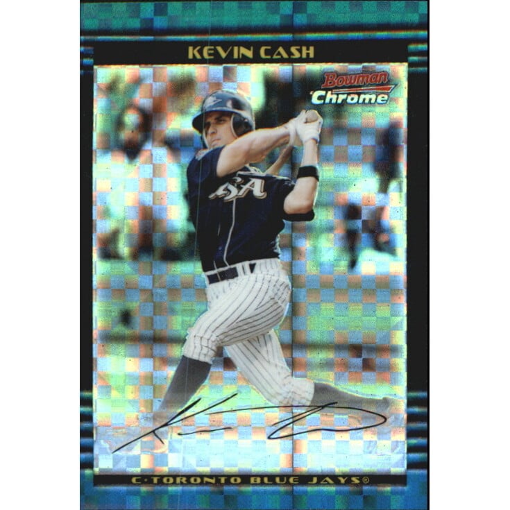 2002 Bowman Chrome Draft X-Fractors #131 Kevin Cash. rookie card picture
