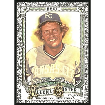 2025 Topps Allen and Ginter Foil Filagree #308 George Brett SP