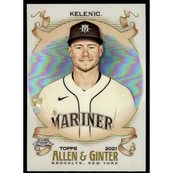 2021 Topps Allen and Ginter Chrome Refractors #252 Jarred Kelenic