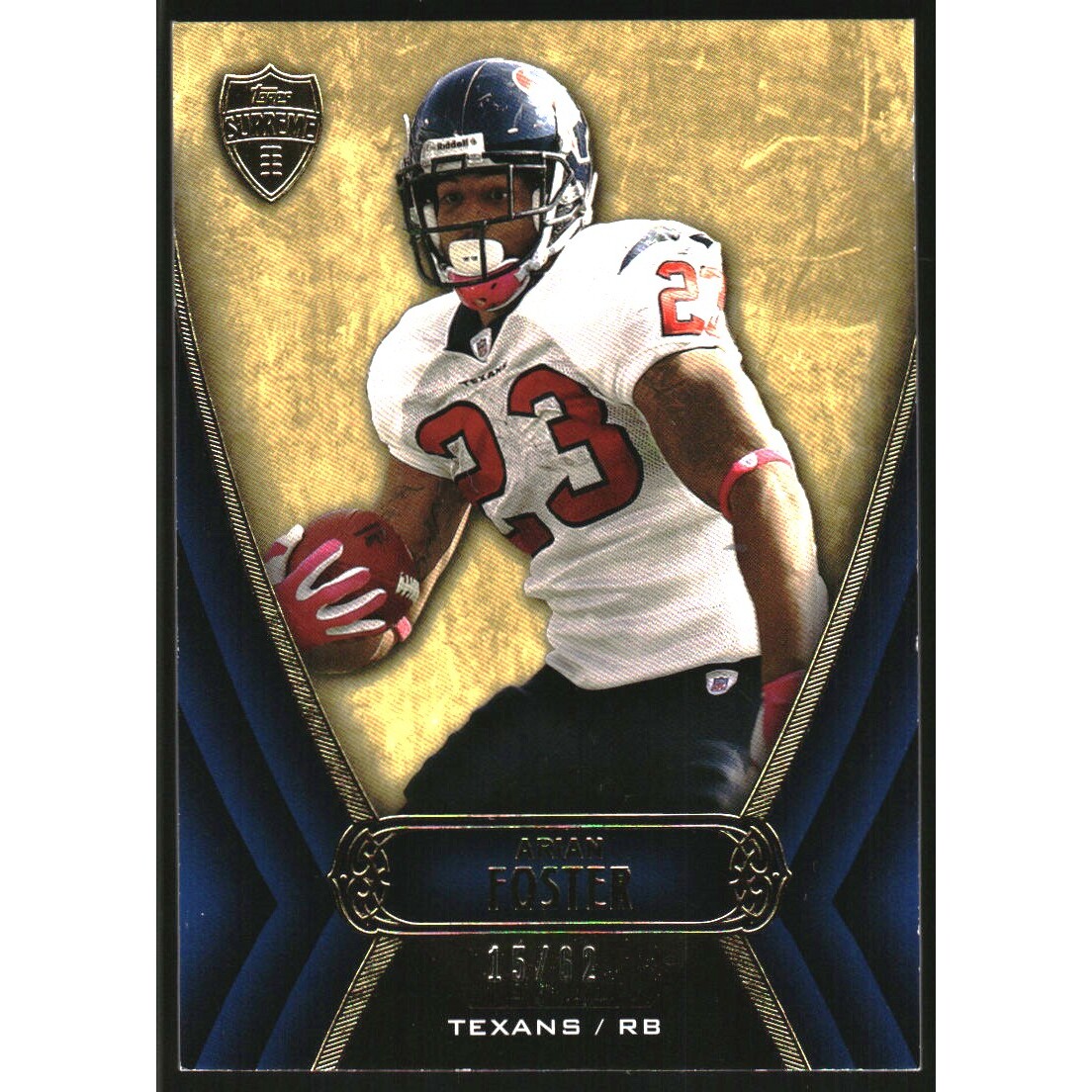 2010 Topps Supreme Blue #68 Arian Foster
