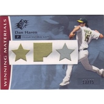 2008 SPx Winning Materials Position 75 #DH Dan Haren