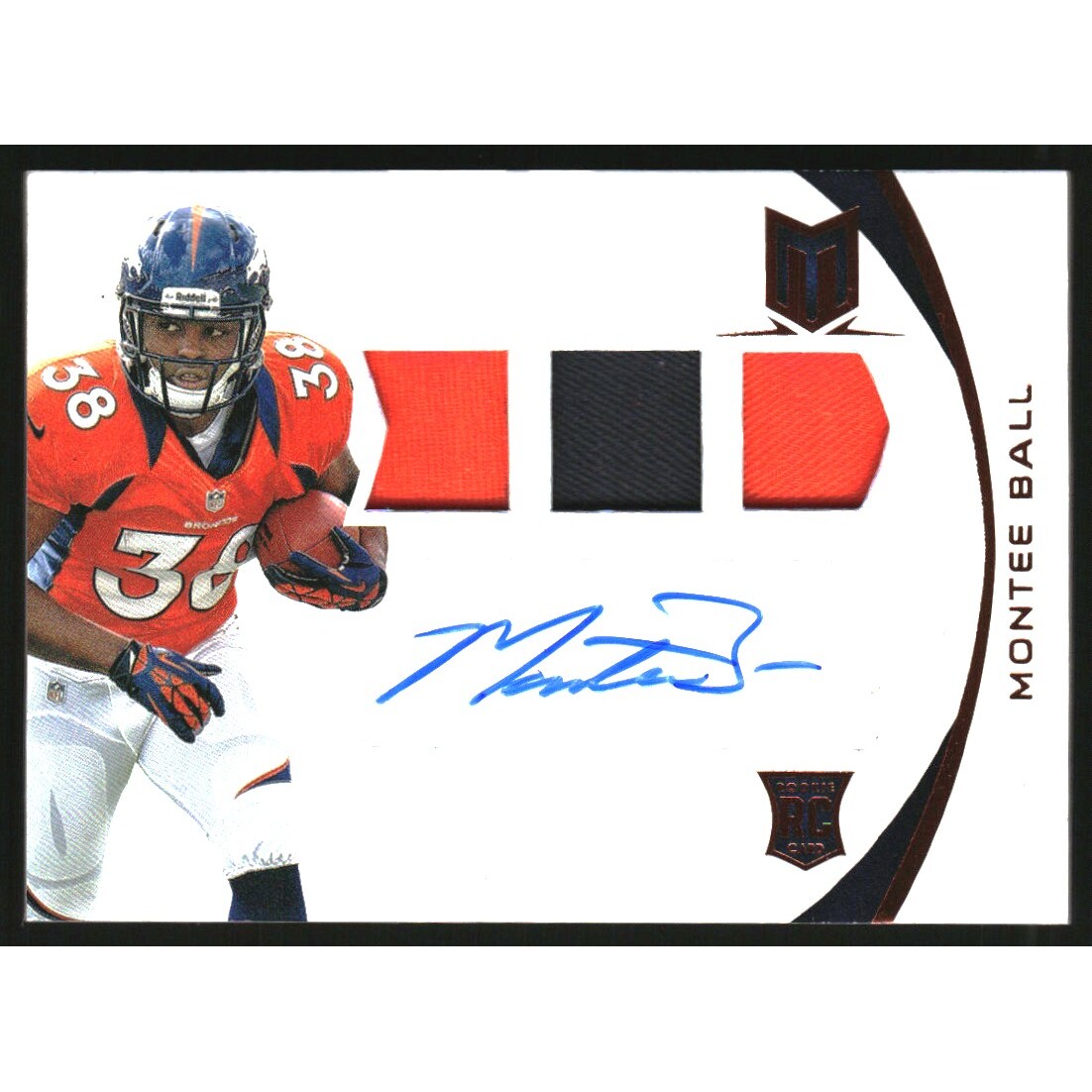 2013 Momentum Rookie Signatures #228 Montee Ball JSY/399
