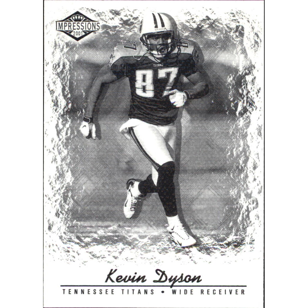 2001 Pacific Impressions Shadow #136 Kevin Dyson