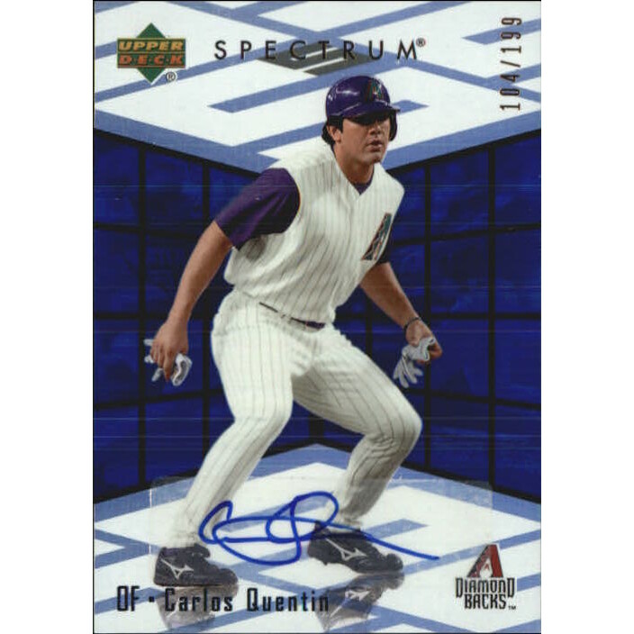 2007 Upper Deck Spectrum Rookie Retrospectrum Signatures #CQ Carlos Quentin. rookie card picture