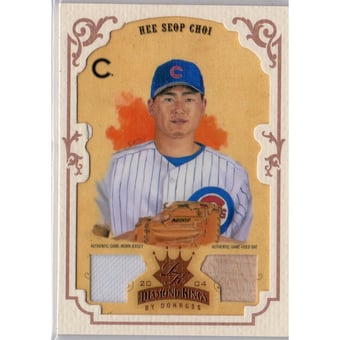 2004 Diamond Kings DK Materials Framed Bronze #66 Hee Seop Choi Bat-Jsy/100