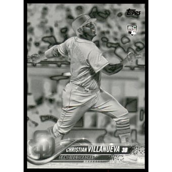 2018 Topps Black and White Negative #661 Christian Villanueva