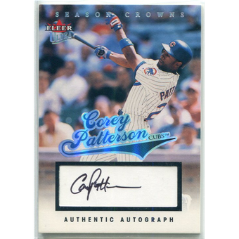 2004 Ultra Season Crowns Autograph #35 Corey Patterson