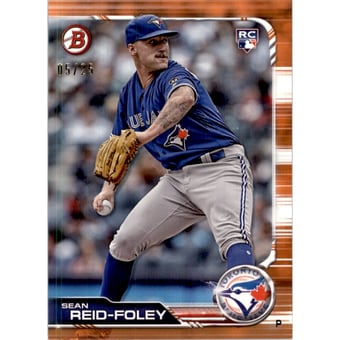 2019 Bowman Orange #58 Sean Reid-Foley