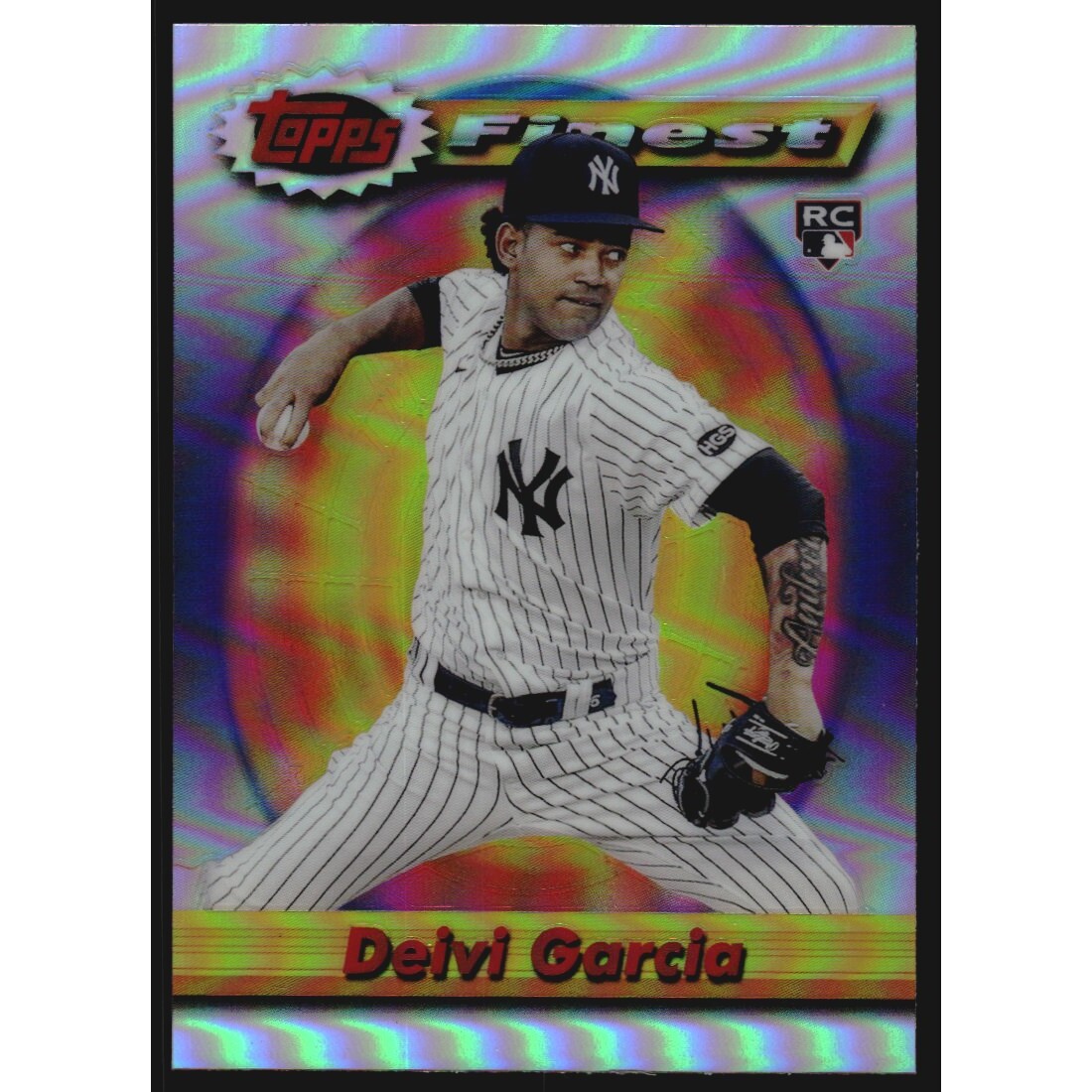 2021 Finest Flashbacks Refractors #101 Deivi Garcia