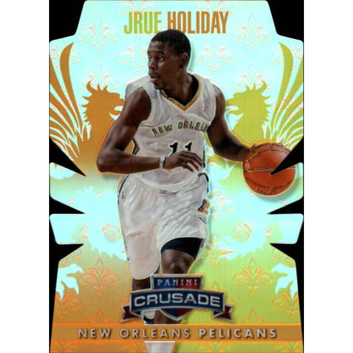 2013-14 Panini Crusade Insert Orange Die Cut #260 Jrue Holiday