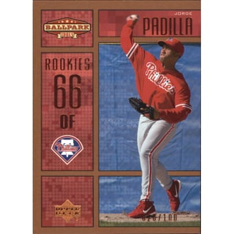 2002 Upper Deck Ballpark Idols Bronze #231 Jorge Padilla ROO
