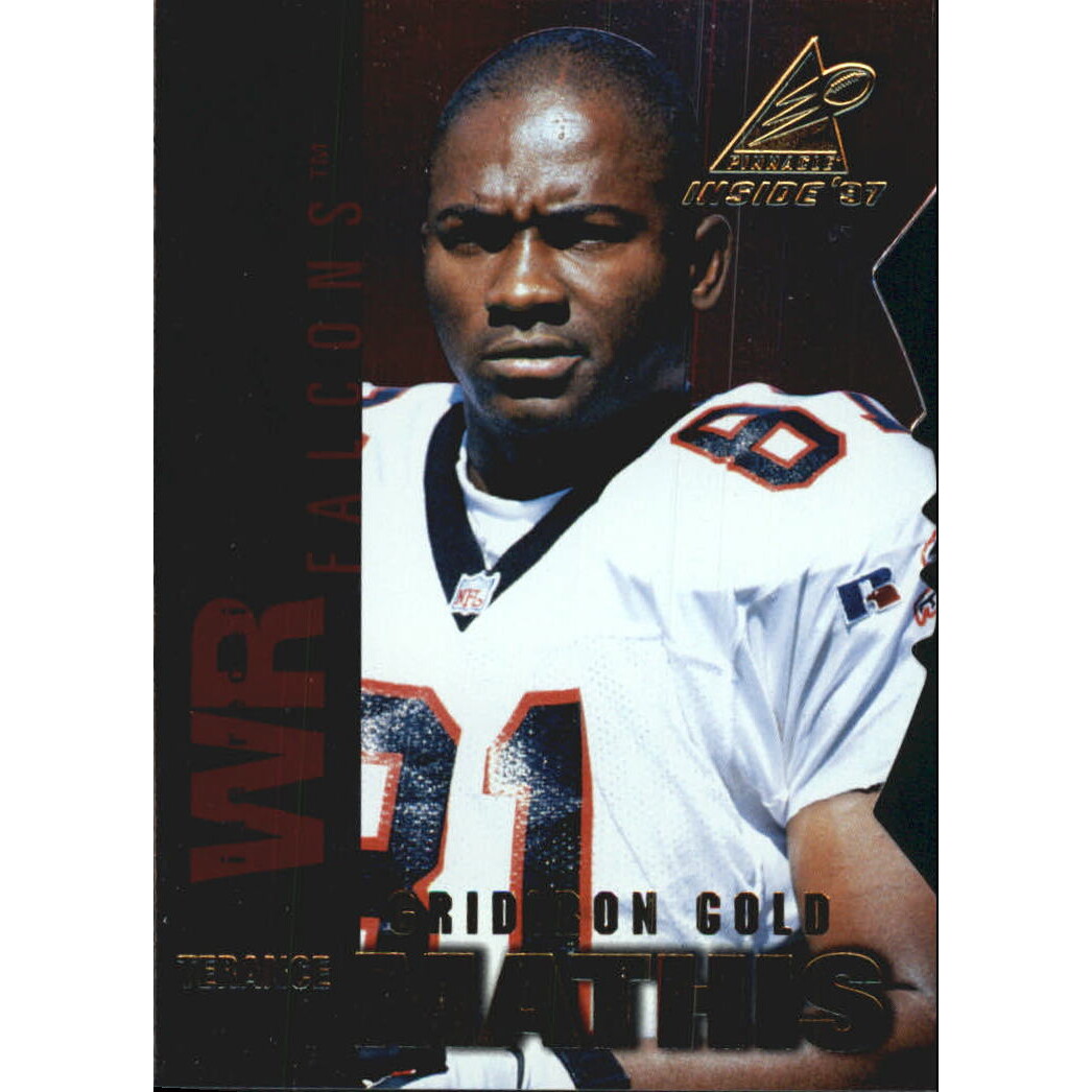 1997 Pinnacle Inside Gridiron Gold #36 Terance Mathis