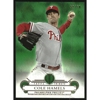 2014 Topps Tribute Green #77 Cole Hamels