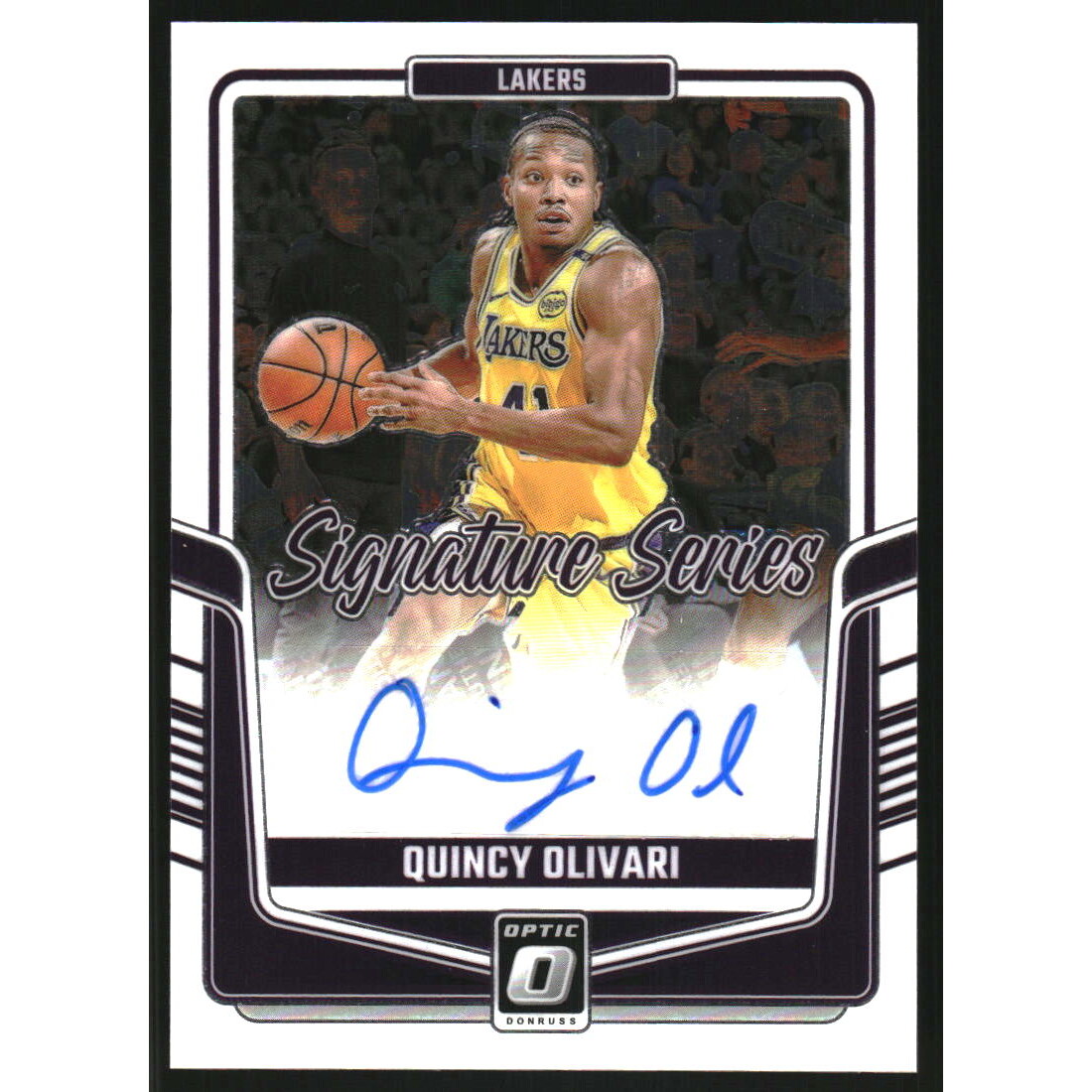 2024-25 Donruss Optic Signature Series #57 Quincy Olivari