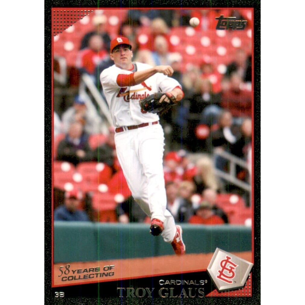 2009 Topps Black #465 Troy Glaus. rookie card picture