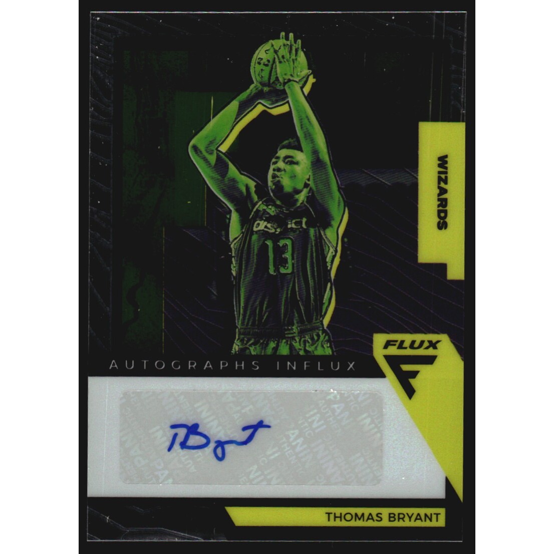 2020-21 Panini Flux Influx Autographs #2 Thomas Bryant