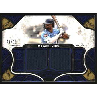 2025 Topps Tier One Relics Blue Dual Relics #T1RMM MJ Melendez