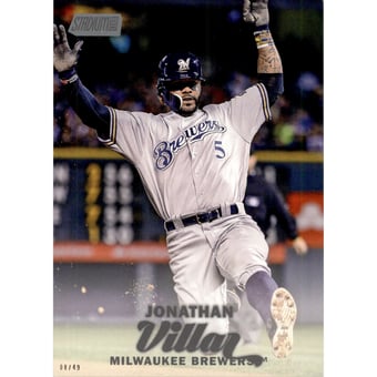 2017 Stadium Club 5x7 #130 Jonathan Villar