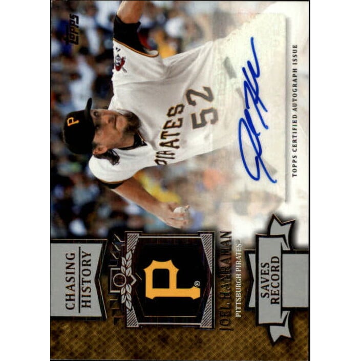 2013 Topps Chasing History Autographs #JH Joel Hanrahan. rookie card picture