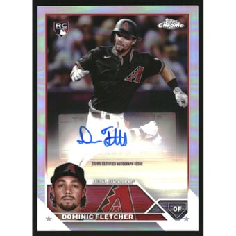 2023 Topps Chrome Update Autographs Refractors #ACDF Dominic Fletcher