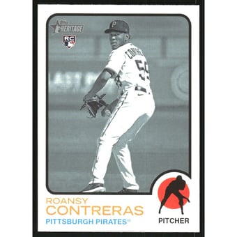 2022 Topps Heritage Black and White #553 Roansy Contreras