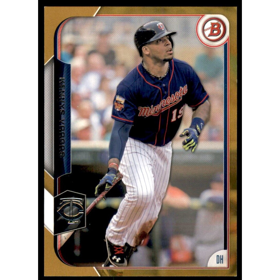 2015 Bowman Gold #34 Kennys Vargas. rookie card picture