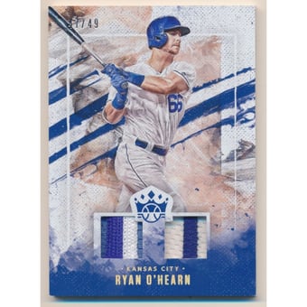 2019 Diamond Kings DK Materials Holo Gold #44 Ryan O'Hearn/49