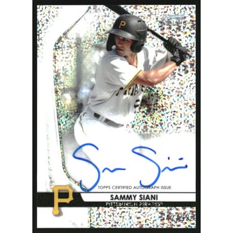 2020 Bowman Sterling Prospect Autographs Speckle Refractors #BSPASS Sammy Siani