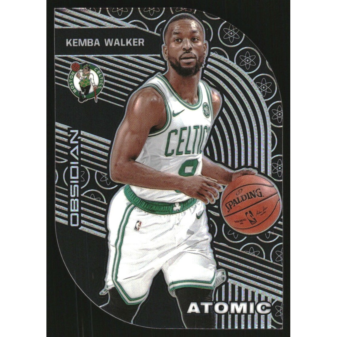 2019-20 Panini Obsidian Atomic #14 Kemba Walker