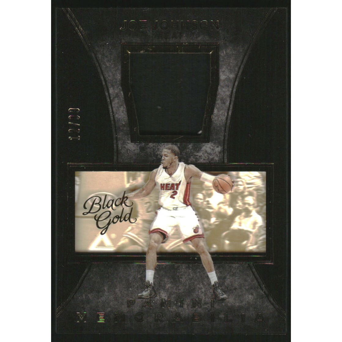 2015-16 Panini Black Gold Memorabilia #24 Joe Johnson