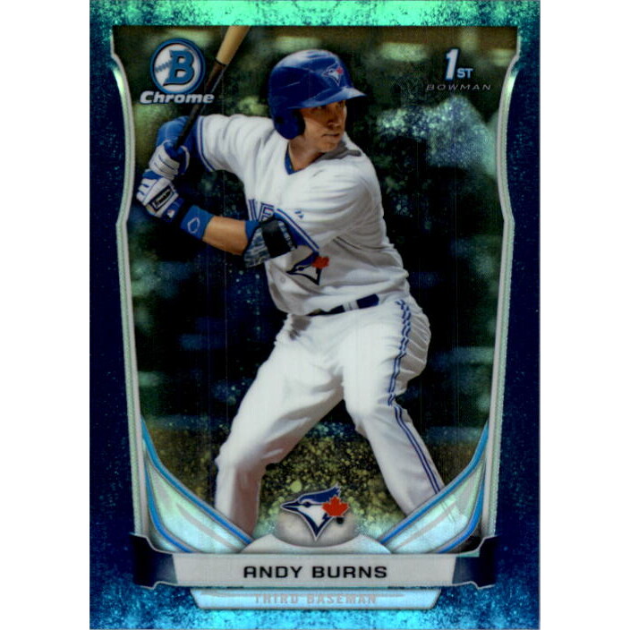 2014 Bowman Chrome Prospects Series 2 Bubble Refractors #BCP22 Andy Burns. rookie card picture