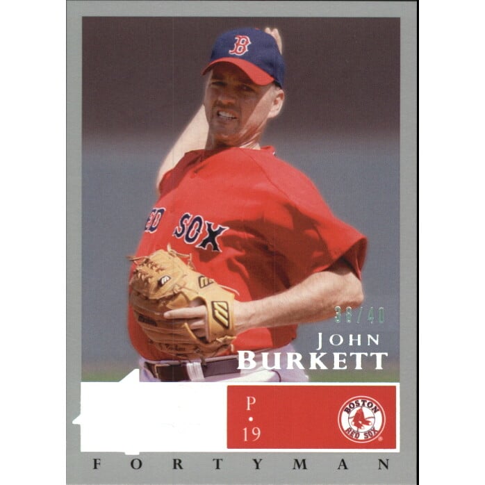2003 Upper Deck 40-Man Rainbow #206 John Burkett. rookie card picture