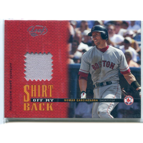 2004 Leaf Shirt Off My Back #SOMB10 Nomar Garciaparra