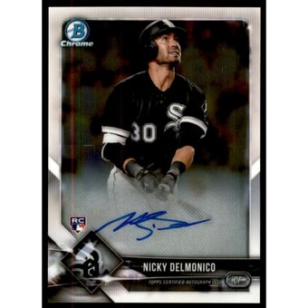 2018 Bowman Chrome Rookie Autographs #CRAND Nicky Delmonico