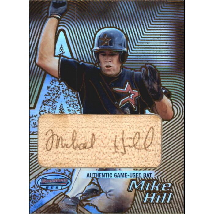 2002 Bowman's Best Gold #103 Mike Hill Bat