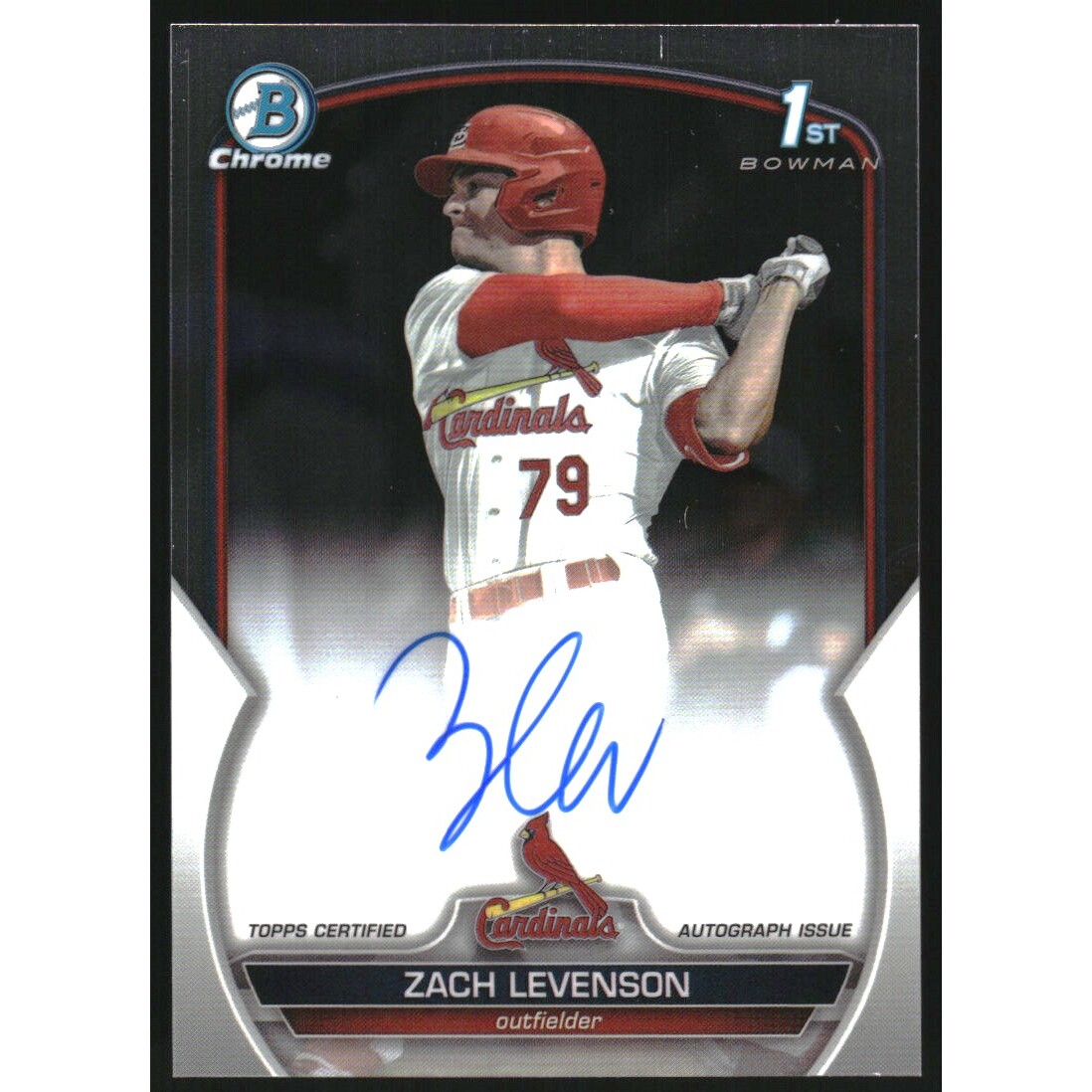 2023 Bowman Chrome Draft Autographs #CDAZL Zach Levenson