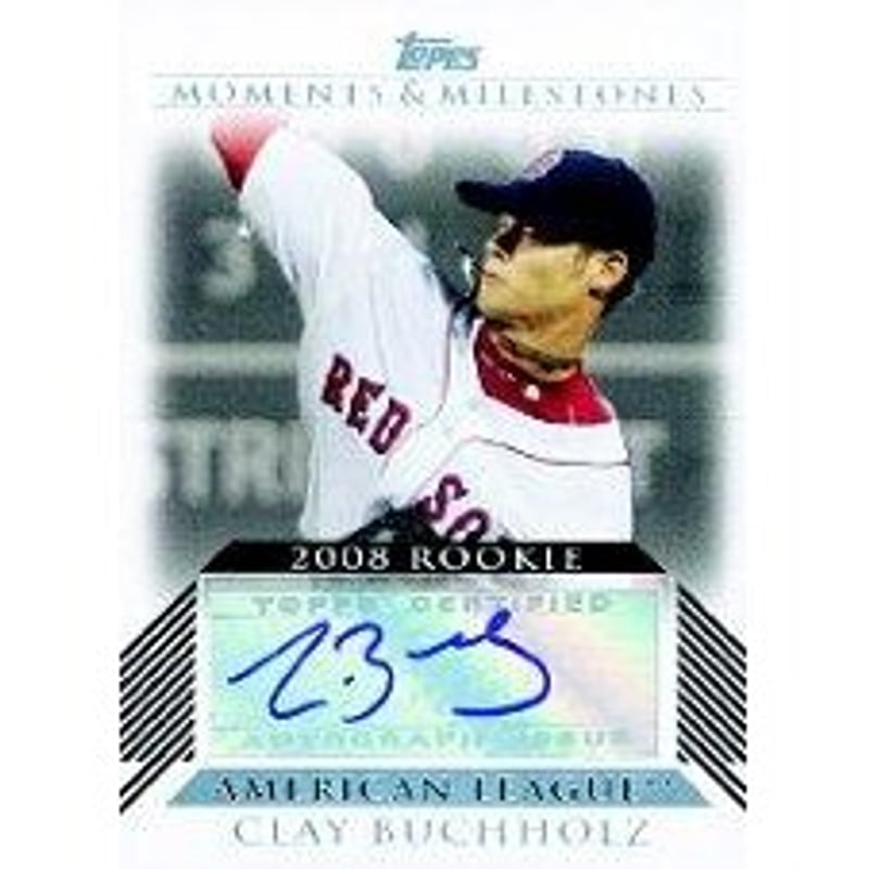 2008 Topps Moments and Milestones Rookie Autographs #CB Clay Buchholz