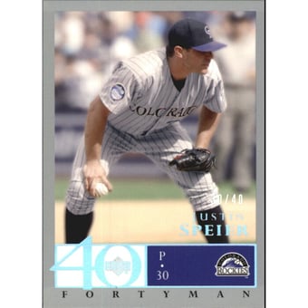 2003 Upper Deck 40-Man Rainbow #759 Justin Speier