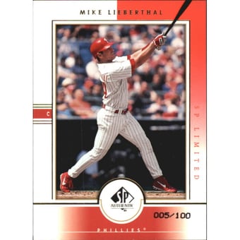2000 SP Authentic Limited #79 Mike Lieberthal