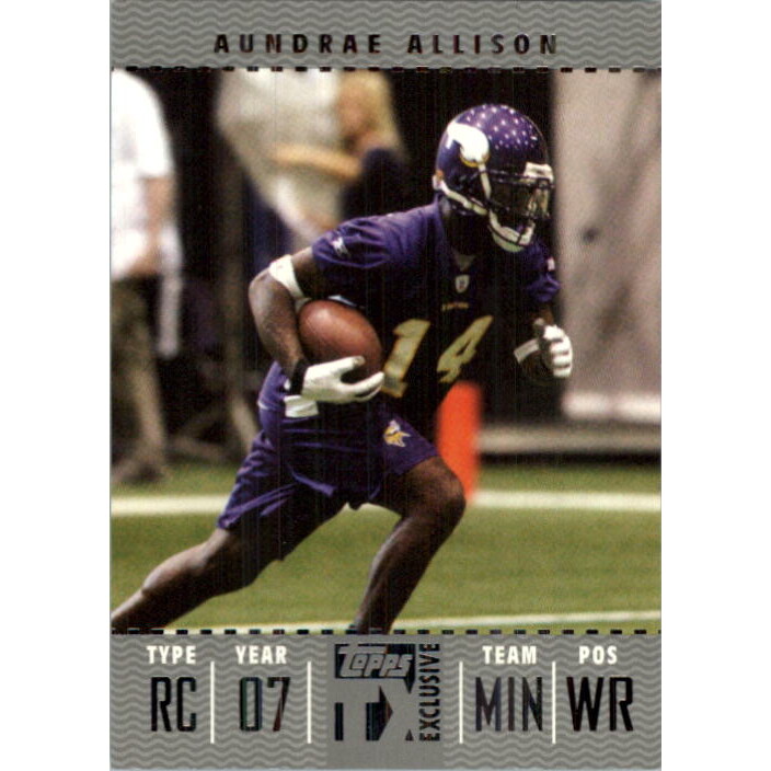 2007 Topps TX Exclusive Silver #142 Aundrae Allison