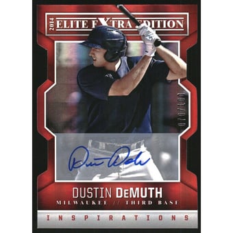 2014 Elite Extra Edition Signature Inspirations #70 Dustin DeMuth