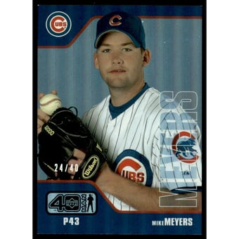 2002 Upper Deck 40-Man Electric Rainbow #631 Mike Meyers