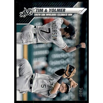 2020 Topps Black #85 Tim and Yolmer/Tim Anderson/Yolmer Sanchez