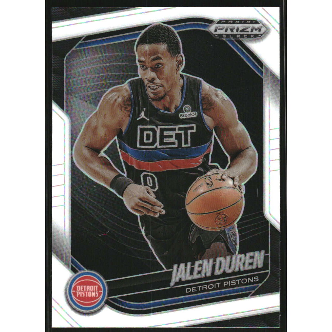 2024-25 Panini Prizm Black Prizms White #190 Jalen Duren